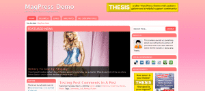 Pink WordPress Theme Pink WordPress Theme