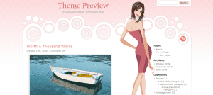 Pretty WordPress Theme Pretty Pink WordPress Theme